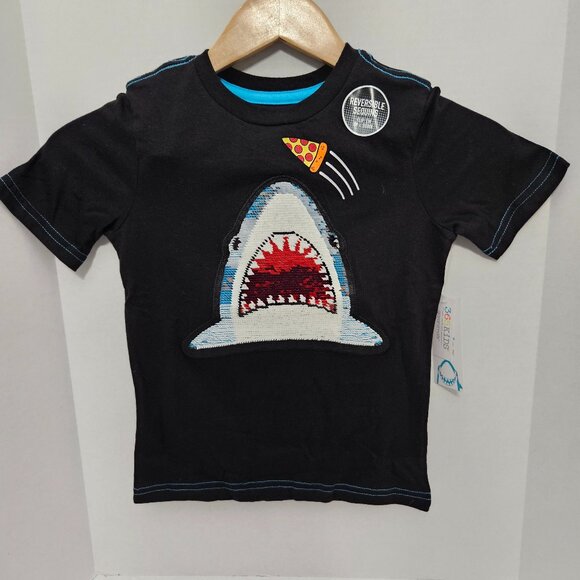 365Kids from Garanimals 3 Piece Shark Outfit Size 6 NWT 2 shirts 1 pair pants - Picture 2 of 16
